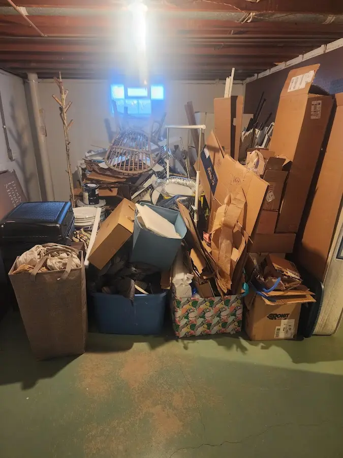 Roll-off dumpster container at job site for Concrete Dumpster Rental in Kelseyville